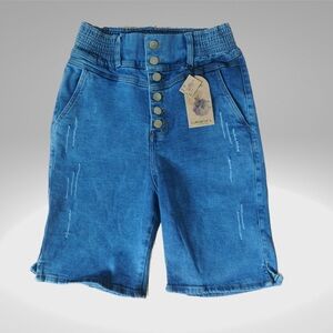 Cabanas premium denim capri shorts